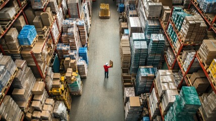 Fototapeta premium imagine a marketing manager strategizing with charts and plans in a modern office 