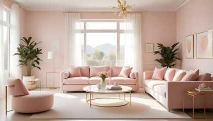Photo interior modern design room 3d illustration