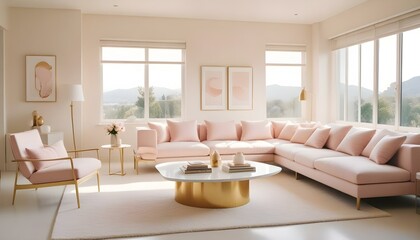 Fototapeta premium Photo interior modern design room 3d illustration