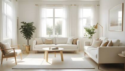 Fototapeta premium Photo interior modern design room 3d illustration