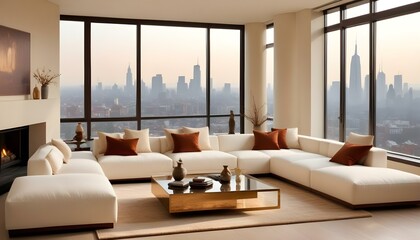 Photo interior modern design room 3d illustration
