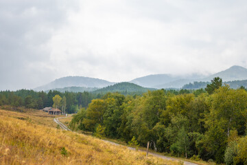 Landscape in the mountains. Travel concept. High quality photo.