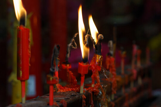 Row of candles