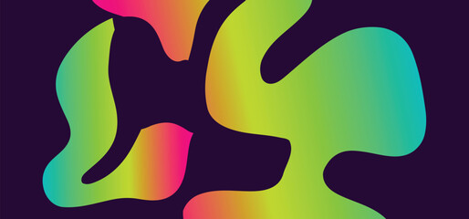 Abstract background with shapes. Greeting card design