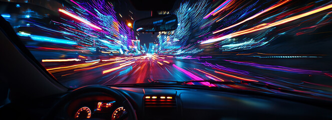 Dynamic Light Trails: A Long Exposure Journey Through the Night