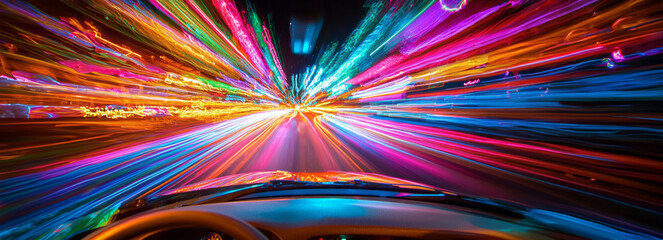 Dynamic Light Trails: A Long Exposure Journey Through the Night