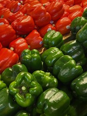 Vibrant farmers market display featuring a variety of fresh, colorful produce. Stalls brim with seasonal fruits, vegetables, and artisanal goods, highlighting farm-to-table freshness.