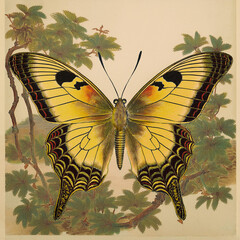 浮世絵　てふ　蝶　アイコン　UY_1