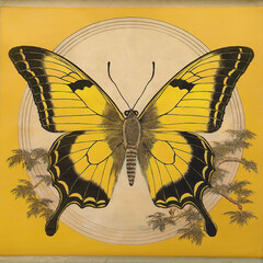 浮世絵　てふ　蝶　アイコン　UY_2