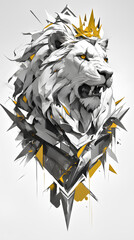 Majestic Lion Logo - Powerful and Elegant Design