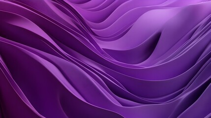 Obraz premium Mesmerizing Violet Waves An Abstract Backdrop for Captivating Promotional Content