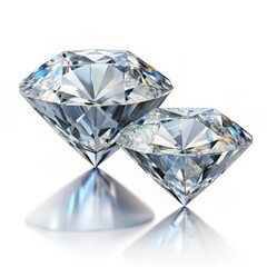 Diamond Reflection, 3D Render, Jewelry, Gemstone, Brilliance