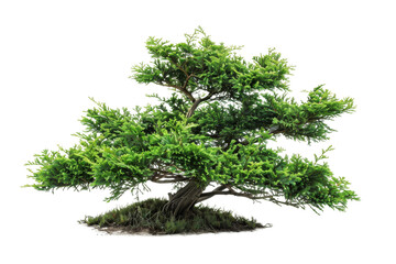 Detailed yew tree showcasing its evergreen foliage