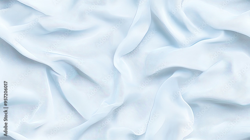 Poster delicate soft blue waves embody a gentle flow, enhanced by warm golden light, presenting an abstract