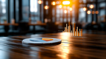 Fototapeta premium Insightful Strategic Business Plan Visualization