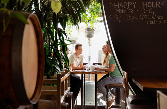 Group of Friends at Brewery