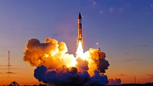 Rocket launch spaceship mission spacecraft take off engine fuel satellite orbit carrying astronauts moon exploration mars cargo safe ignition aerospace engineering progress advancement science power