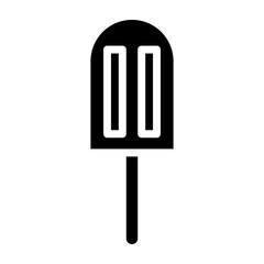 Popsicle Vector Glyph Icon Design