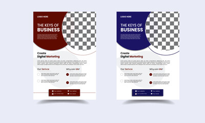 Flyer design make by adobe illustrator stylish flyer ,business flyer 