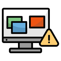 Adware Icon Element For Design
