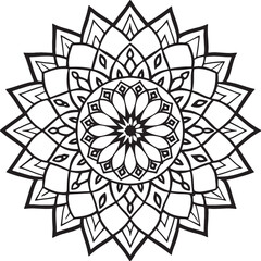 Handmade Mandala Coloring Page