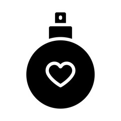 Perfume Vector Glyph Icon Design