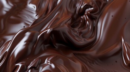 The basic backdrop of silky chocolate fluids