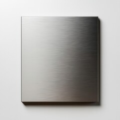 A sleek, brushed metal panel with a subtle gradient, ideal for backgrounds or modern design projects.