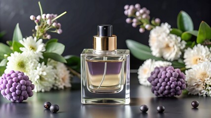 Beautiful Perfume Bottle Mockup