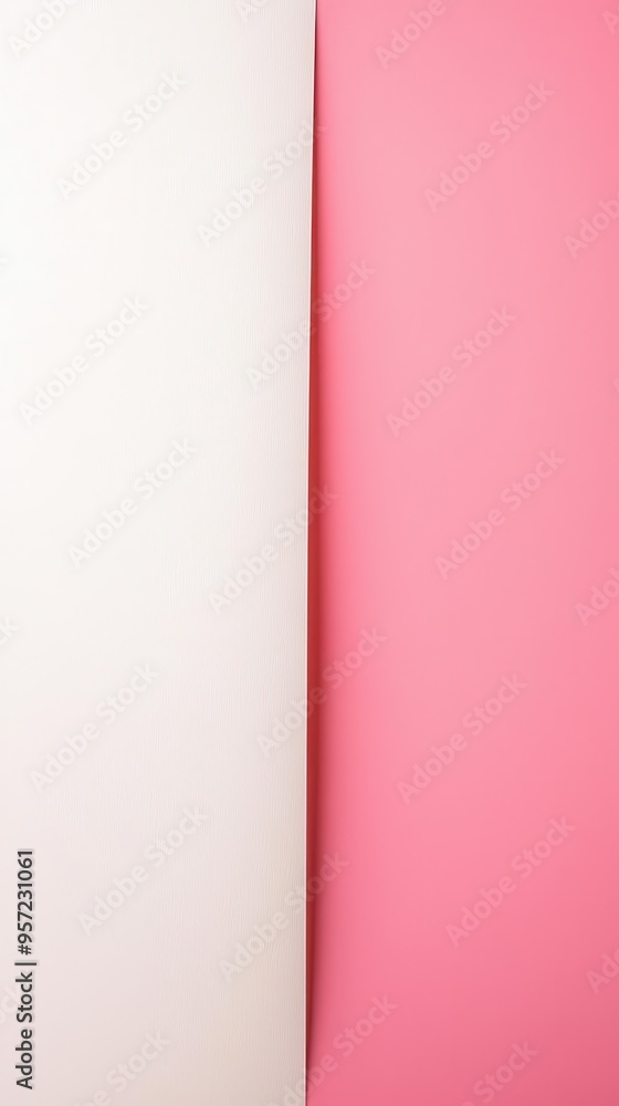 Poster a soft light gradient transitions smoothly from pink to white, creating a feminine background with p