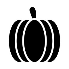 Pumpkin Vector Glyph Icon Design