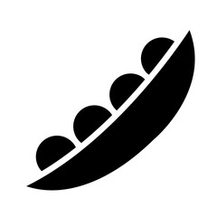 Peas Vector Glyph Icon Design