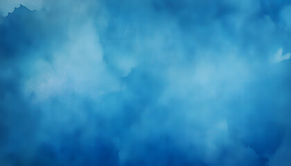 Obraz premium old blue paper background with watercolor stains and vintage texture in elegant solid blue website or textured paper design