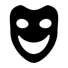 Obraz premium Theatre Vector Glyph Icon Design