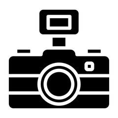Photography Vector Glyph Icon Design