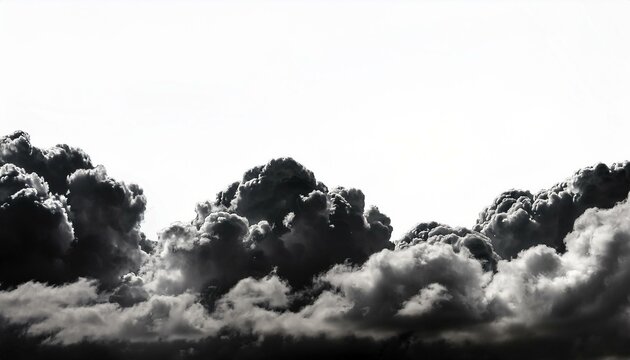 Photo of beautiful white sky with black clouds