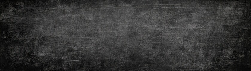 Fototapeta premium A textured black chalkboard background perfect for presentations, menus, or creative projects with a rustic feel.