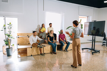 Office training session in progress