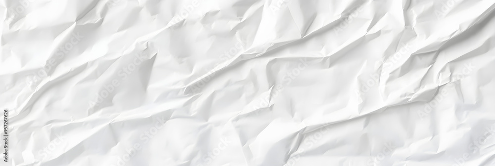 Poster white crumpled paper background texture pattern overlay