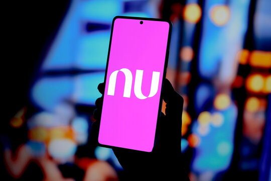 September 3, 2024, Paraguay. In this photo illustration, the Nu Holdings (Nubank) logo is displayed on a smartphone screen.