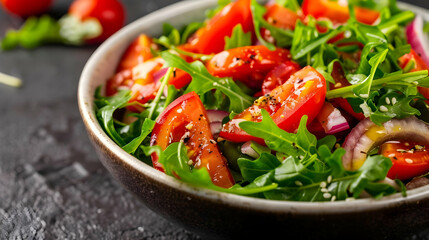 Colorful Greek Salad Marketplace Fairy Lights