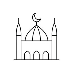 Mosque vector icon