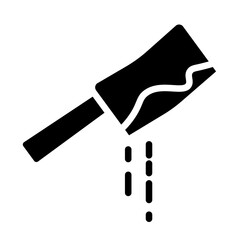 Chopper Vector Line Icon Design