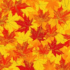 Obraz premium A Colorful Collection of Autumn Leaves