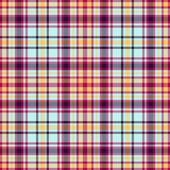 Picture texture plaid tartan, garment background pattern fabric. Femininity seamless vector textile check in light and pink colors.