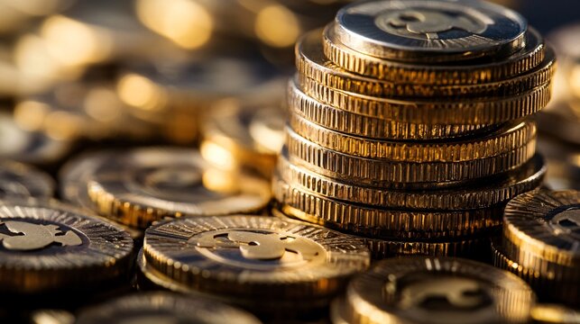 Abstract image of economic policy gears turning to influence inflation rates, concept of monetary policy control
