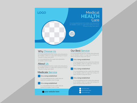 Modern Medical Flayer Design Template