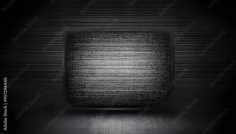 Poster tv noise static effect screen noise monochrome background