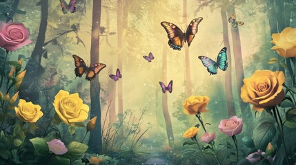 Enchanted Butterfly Garden