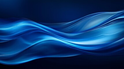 Fototapeta premium Tranquil Blue Waves